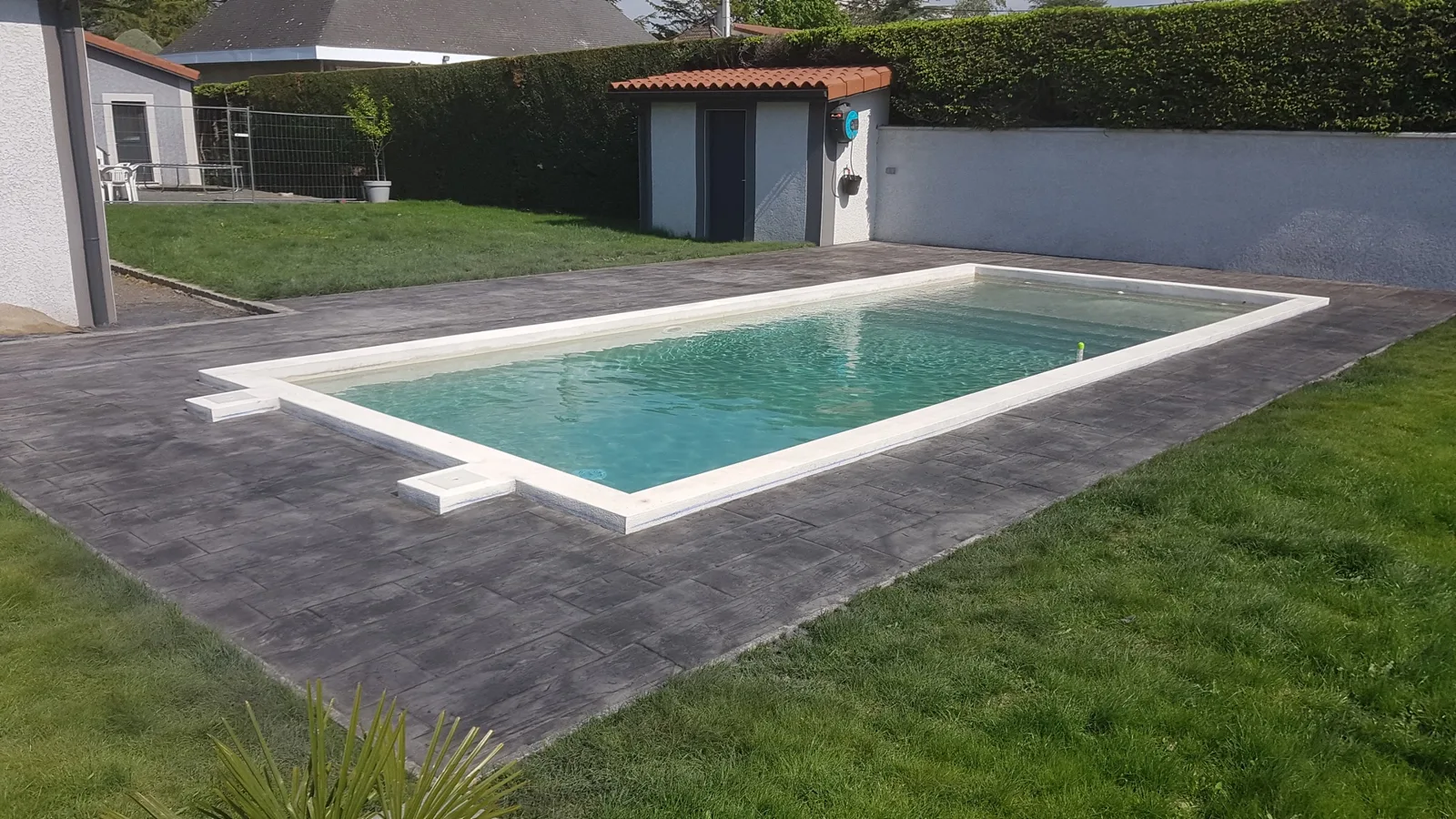 Chantier Aménagement extérieur réalisé par Lachand dans la Loire